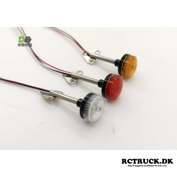 Degree Rotorblink med 4 blink modus meget lavt rotorblink orange (Beslag til side)