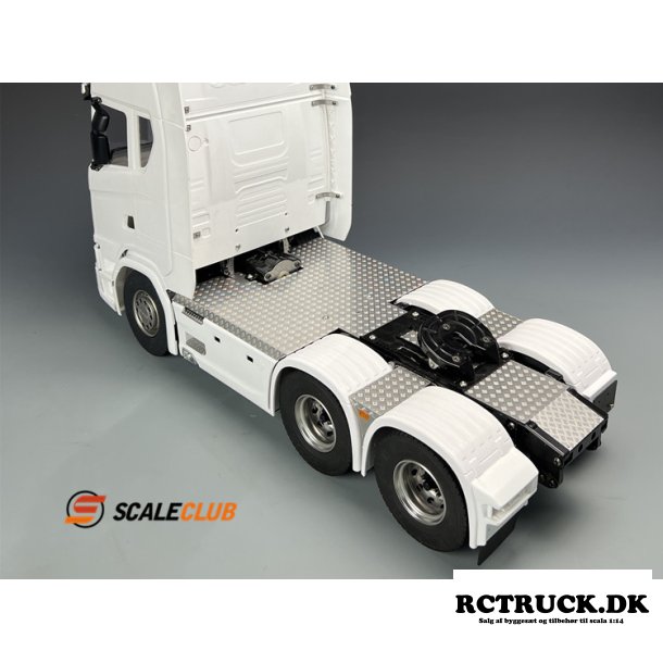 SCALECLUB 1/14 SCANIA 770S Rustfrit drk plade med sideskabe.