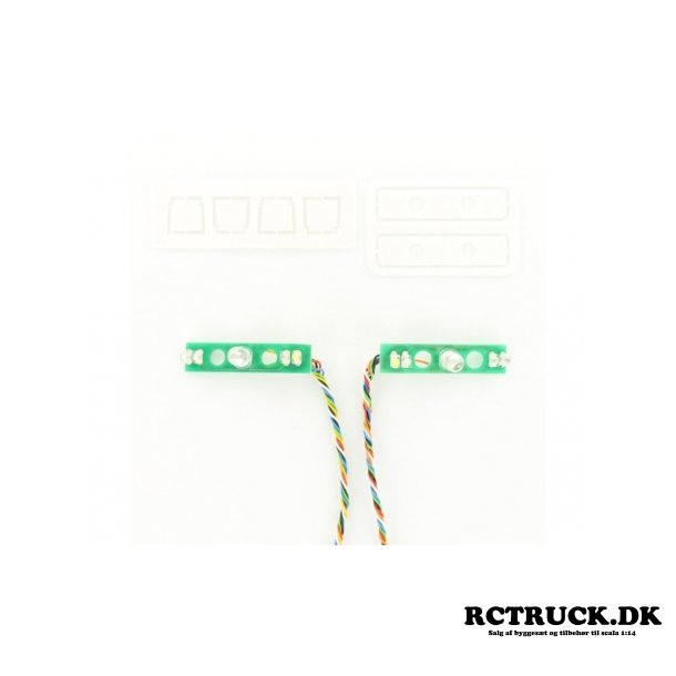 1:14 7.2V Scania LED baglygteplade