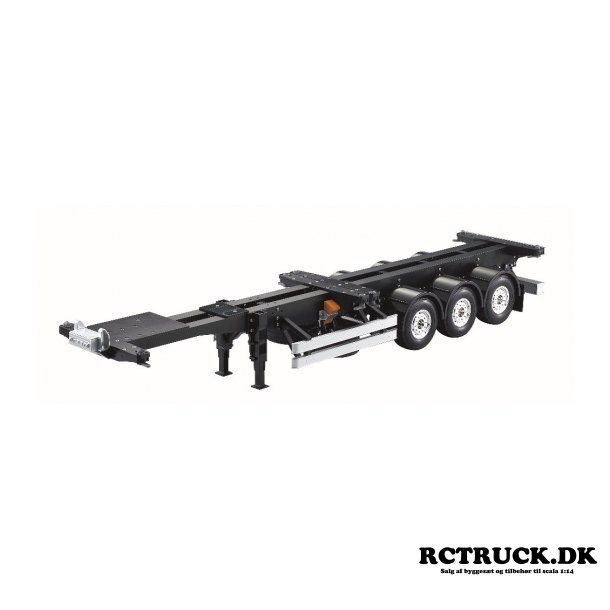 3 akslet skibs container trailer chassis